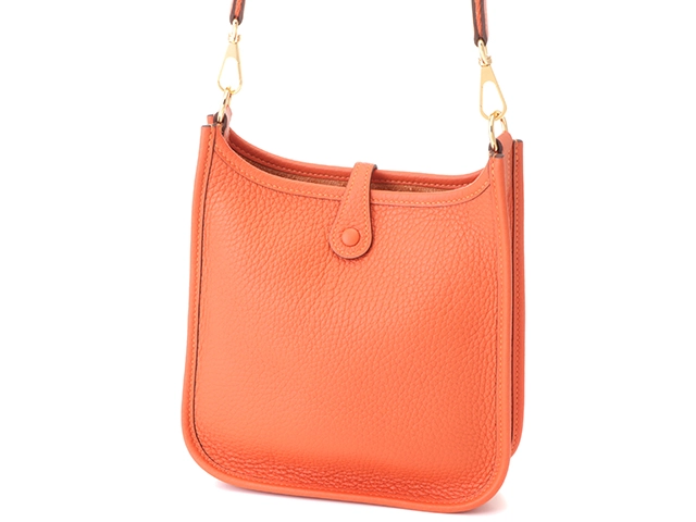 HERMES　エルメス　エヴリンTPM　トリヨンクレマンス　オレンジフー　U刻印　【431】