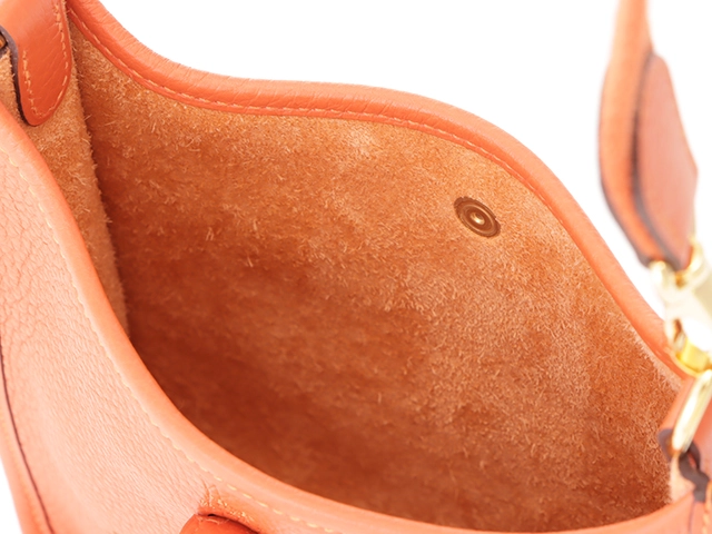 HERMES　エルメス　エヴリンTPM　トリヨンクレマンス　オレンジフー　U刻印　【431】