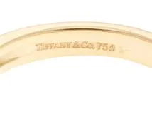 TIFFANY&CO　ティファニー　リング　指輪　YG　パール　11.5号　6.0g【431】