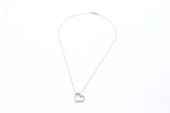 Folli Follie フォリフォリ ハートネックレス K18WG ホワイトゴールド ダイヤモンド 0.34ct 【460】2143200554213