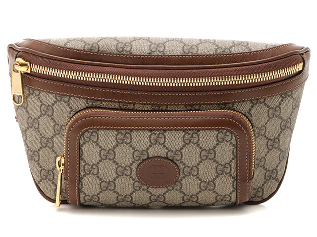 GUCCI グッチ GGラージベルトバッグ ボディバッグ ベージュ