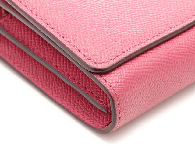 コーチ COACH 長財布 フラップ ウォレット パスケース付き レザー ピンク COACH コーチ レザー フラップ ウォレット ロングウォレット 長