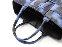 Bottega Veneta　ボッテガ・ヴェネタ　スモール ザ・アルコ トート　 ブラック/パープル レザー 　【472】KS