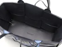 Bottega Veneta　ボッテガ・ヴェネタ　スモール ザ・アルコ トート　 ブラック/パープル レザー 　【472】KS