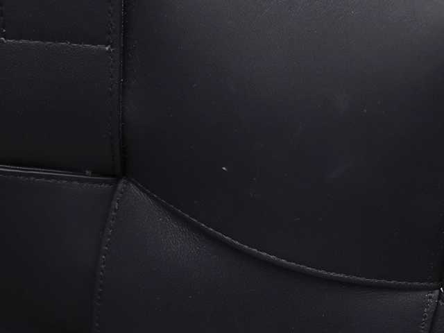 Bottega Veneta ボッテガ・ヴェネタ スモール ザ・アルコ トート ブラック/パープル レザー 【472】KS