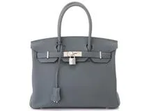 HERMES エルメス バーキン30 ヴェールグリス SV トリヨン