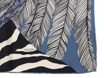 HERMES エルメス カレ90 ZEBRA PEGASUS ブルージーン／キャバン シルク