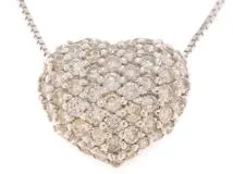 JEWELRY　ジュエリー　ネックレス　K18ホワイトゴールド　ダイヤモンド　1.00カラット　【430】2143200558433