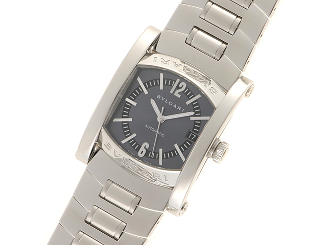 BVLGARI ブルガリ アショーマ グレー/SS AA44S メンズ 【471】N BVLGARI ブルガリ アショーマ グレー/SS AA44S メンズ 【471】N