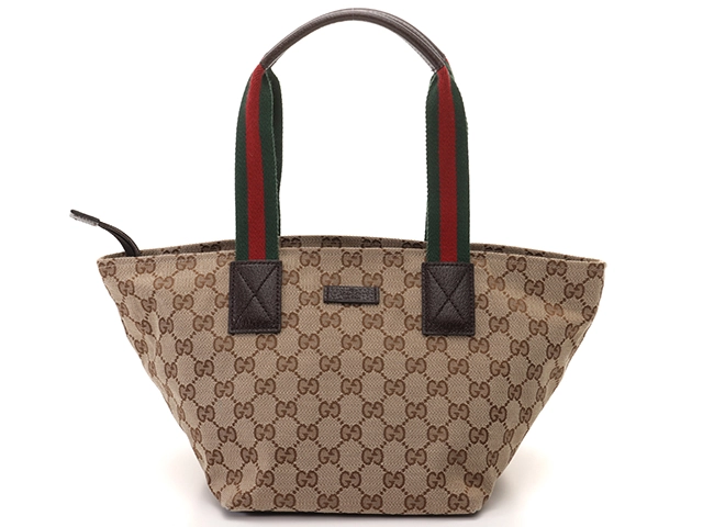 GUCCI グッチ シェリー トートバッグ 131228 ベージュ/マルチ キャンバス/レザー【430】2143200560054  の購入なら「質」の大黒屋（公式）