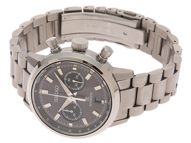 SEIKO　セイコー　プロスペックス　スピードタイマー　SBEC009　ステンレススティール　グレー文字盤　自動巻【472】UH