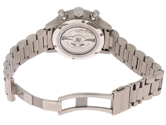 SEIKO　セイコー　プロスペックス　スピードタイマー　SBEC009　ステンレススティール　グレー文字盤　自動巻【472】UH