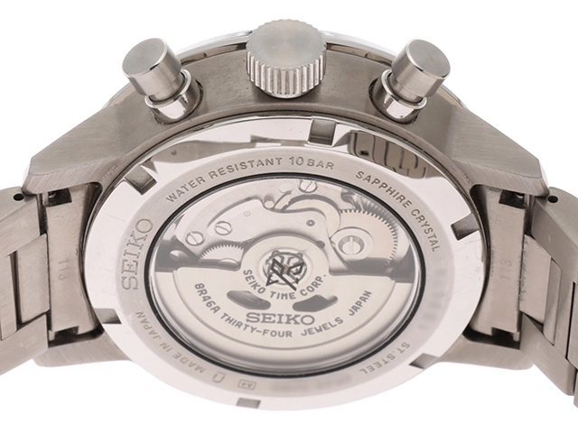 SEIKO　セイコー　プロスペックス　スピードタイマー　SBEC009　ステンレススティール　グレー文字盤　自動巻【472】UH