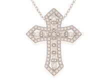 DAMIANI ダミアーニ ベルエポッククラウンネックレス K18ホワイトゴールド ダイヤモンド 20086733 約11.9g 2143200561525 【432】