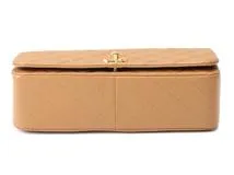 CHANEL シャネル マトラッセ チェーンショルダー キャメル／GP 