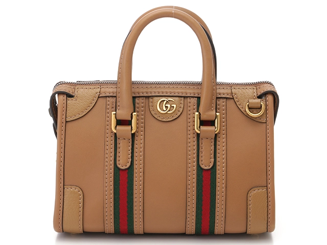 GUCCI グッチ ダブルＧ シェリーライン 2wayバッグ ブラウン カーフ 715771【472】2143200563963 HA  の購入なら「質」の大黒屋（公式）