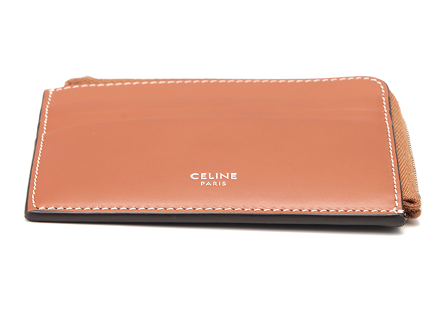 CELINE セリーヌ パース付きジップドカードホルダー 10K082CZ1