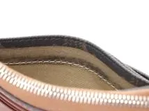 CELINE　セリーヌ　パース付きジップドカードホルダー　10K082CZ1.04LI　タン PVC/レザー【207】2143200567855
