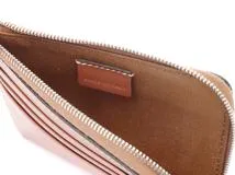 CELINE　セリーヌ　パース付きジップドカードホルダー　10K082CZ1.04LI　タン PVC/レザー【207】2143200567855