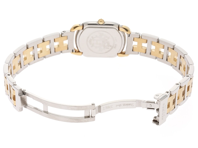 HERMES　エルメス　時計　ラリー　クオーツ　レディース　アイボリー　RA1.240　2143200568845【430】