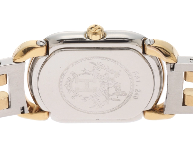 HERMES　エルメス　時計　ラリー　クオーツ　レディース　アイボリー　RA1.240　2143200568845【430】