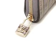 LOUIS VUITTON 　ルイヴィトン コインケース ジッピーコインパース クロコダイル　グレー系/ゴールド【472】AH