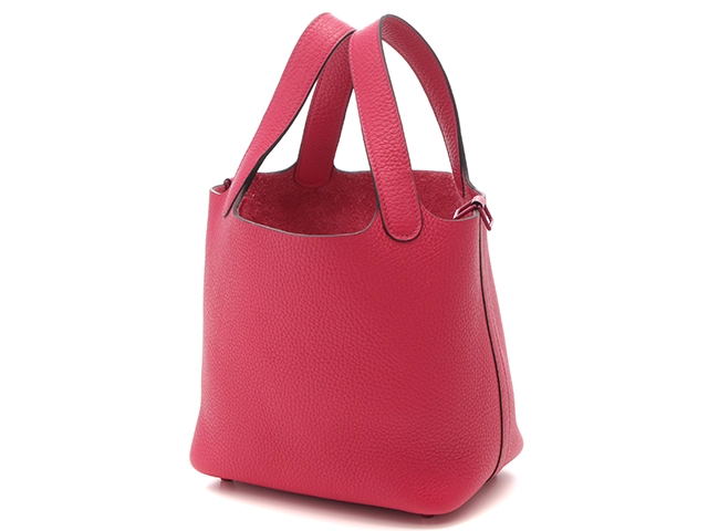 HERMES エルメス ピコタンロックPM モノクローム ソーピンク トリヨンクレマンス U刻印(2022年頃製造)【431】2143200570282