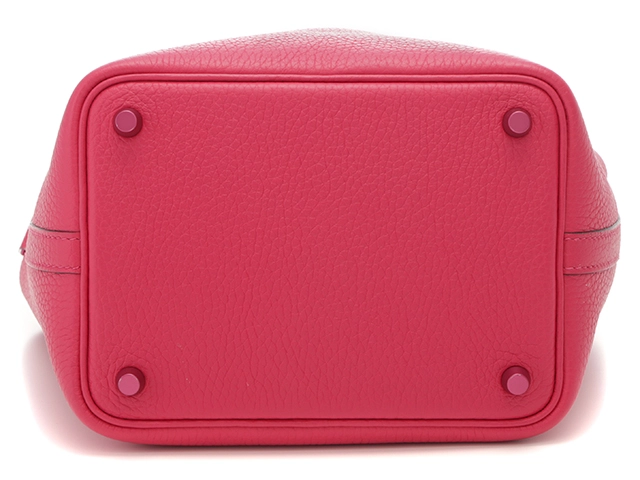 HERMES エルメス ピコタンロックPM モノクローム ソーピンク トリヨンクレマンス U刻印(2022年頃製造)【431】2143200570282