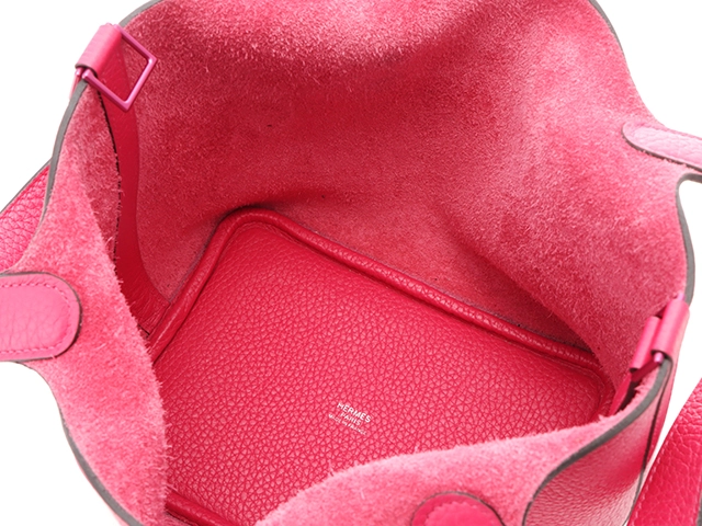 HERMES エルメス ピコタンロックPM モノクローム ソーピンク トリヨンクレマンス U刻印(2022年頃製造)【431】2143200570282