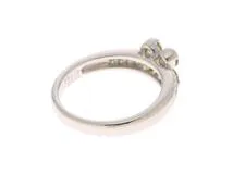 JEWELRY　ジュエリー　リング　PT950プラチナ　ペリドット0.78/ダイヤモンド0.20 　7.5g　　#14　　2143200570602【472】H