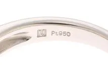 JEWELRY　ジュエリー　リング　PT950プラチナ　ペリドット0.78/ダイヤモンド0.20 　7.5g　　#14　　2143200570602【472】H