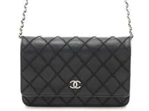CHANEL シャネル ワイルドステッチマトラッセチェーンウォレット