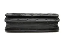 CHANEL シャネル ワイルドステッチマトラッセチェーンウォレット