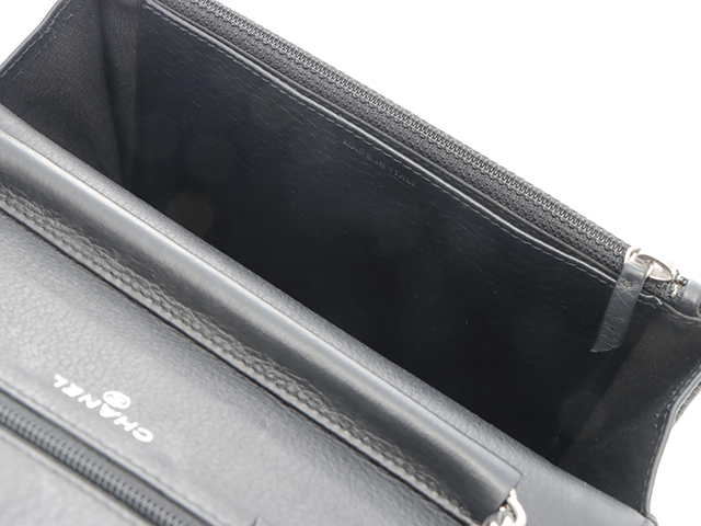 CHANEL シャネル ワイルドステッチマトラッセチェーンウォレット  