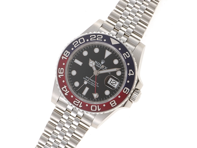 ROLEX　ロレックス　ランダム番　GMTマスターⅡ　126710BLRO　ステンレス　SS　ブラック　メンズ　自動巻き【432】2143200571593