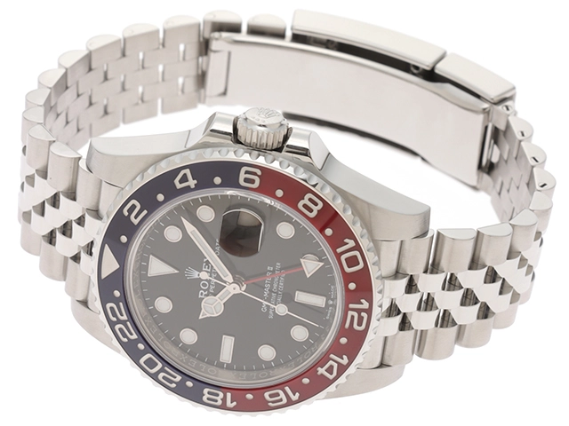 ROLEX　ロレックス　ランダム番　GMTマスターⅡ　126710BLRO　ステンレス　SS　ブラック　メンズ　自動巻き【432】2143200571593