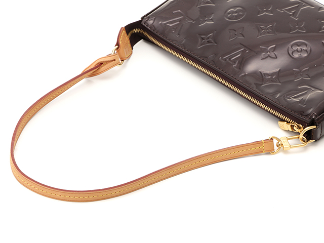 LOUIS VUITTON　ルイヴィトン　ポシェット・アクセソワール 　ヴェルニ 　アマラント　M91576　【431】2143200571746