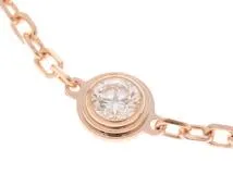 Cartier　カルティエ　B6040300　ダムールブレスレット　SM　ピンクゴールド　1Pダイヤモンド　約2.1ｇ【430】2143200572002