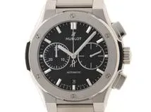 HUBLOT　ウブロ　クラシックフュージョン クロノグラフ　520.NX.1170.　自動巻き　TI　ブラック文字盤　メンズ【431】2143200573061