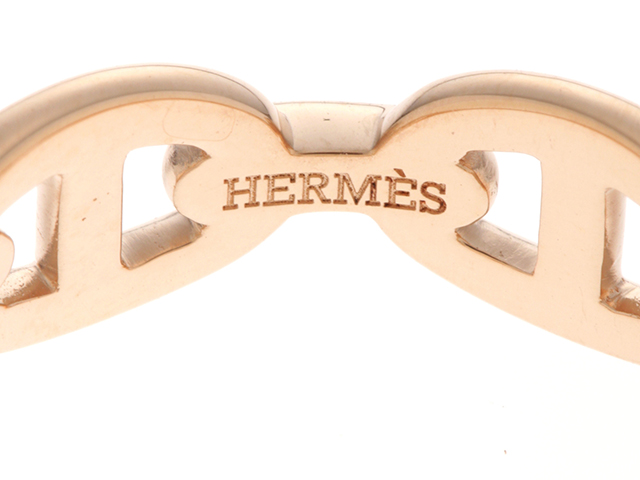 【周りと差がつくPGカラー】HERMES シェーヌダンクルアンシェネ リング 《シェーヌ・ダンクル・アンシェネ》 PM | Hermès
