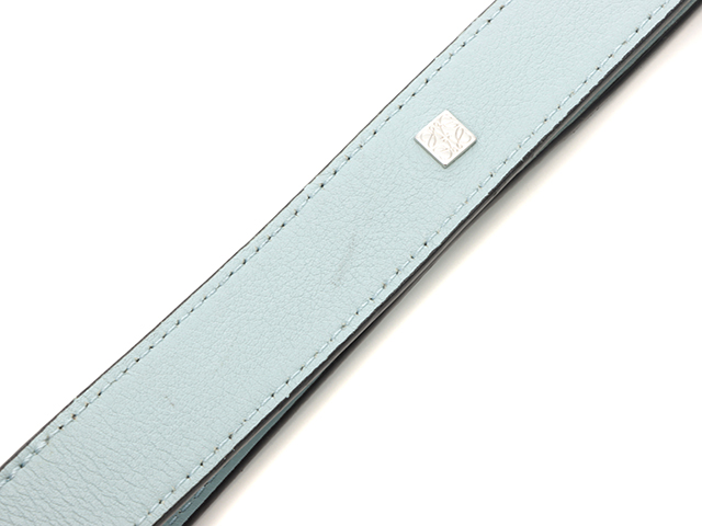 LOEWE ロエベ ハンモックバッグ スモール ライトブルー レザー