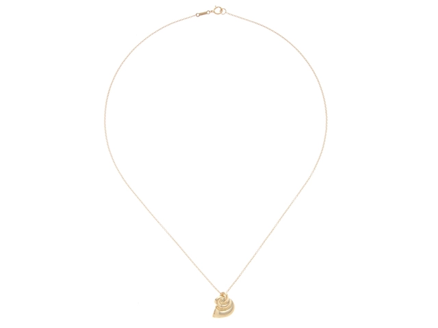 TIFFANY＆CO ティファニー ホルンシェルモチーフ ネックレス YG 4.7g【434】