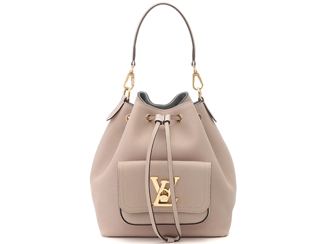 LOUIS VUITTON　ルイ・ヴィトン　 ロックミー・バケットNV　ショルダー　M57688　グレージュ　レザー　【472】KS
