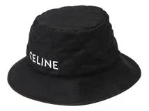 CELINE セリーヌ バケットハット ブラック／オレンジ ナイロン Ｓサイズ 2AUB0930C 【472】H の購入なら「質」の大黒屋（公式）