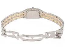 Cartier カルティエ 腕時計 パンテールSM 2ロウ W25029B5 K18イエローゴールド/ステンレススティール アイボリー文字盤 クォーツ【472】TS
