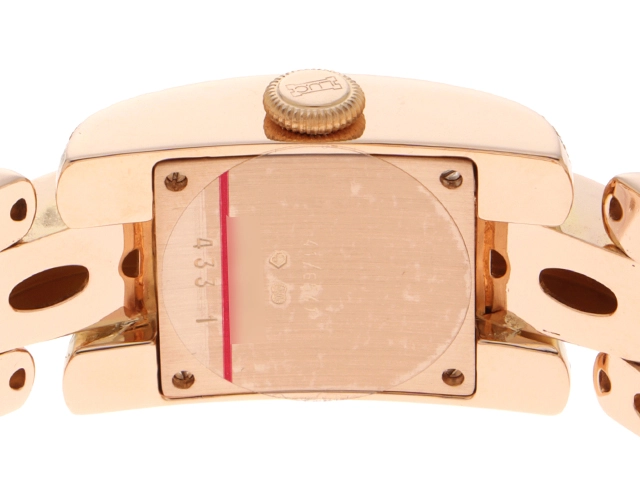 Chopard　ショパール　ラストラーダ・ダイヤベゼル　クォーツ　41/6547　PG　ピンクゴールド　レディース腕時計【431】