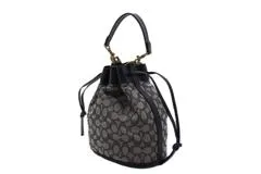 COACH コーチ フィールド シグネチャーバケットバッグ 2wayバッグ C3853 ネイビー キャンバス/レザー  アウトレット 【460】2143200576215