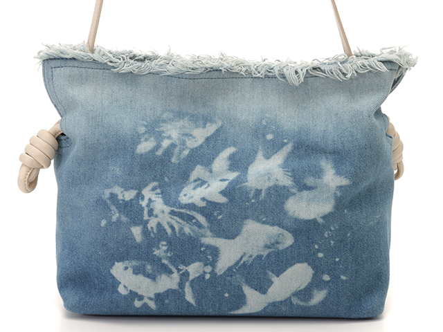 LOEWE ロエベ ショルダーバッグ フラメンコ ライトブルー