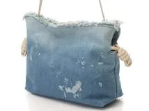 【LOEWE】ロエベ フラメンコ ジーンズ デニム LOEWE ロエベ ショルダーバッグ フラメンコ ライトブルー