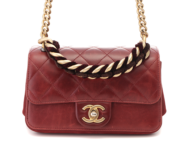 CHANEL シャネル ミニマトラッセ 2WAY チェーンショルダー